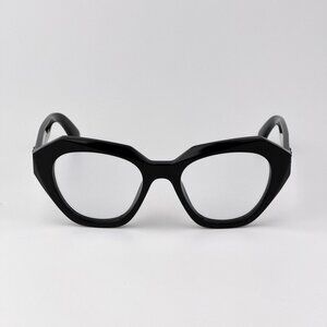 Off-White STYLE 43 Eyeglasses – Black Cat Eye Frame | Model OERJ043 1000